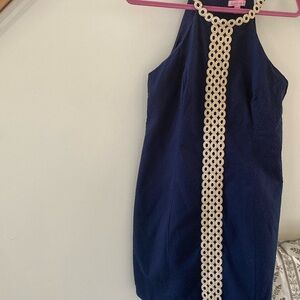 Hard to find navy Lilly Pulitzer shift dress
